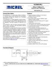 KSZ8051MLL Datenblatt PDF