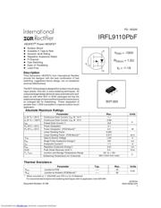 IRFL9110TRPBF Datenblatt PDF