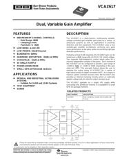 VCA2617RHBT datasheet.datasheet_page 1