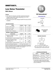 MMBT5087LT3G Datenblatt PDF