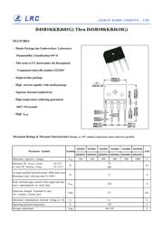 KBJ601G 数据规格书 1