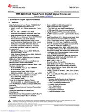 TMS320C5515 datasheet.datasheet_page 1
