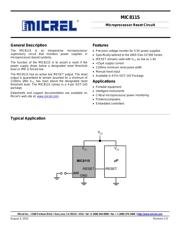 MIC8115TU TR 数据规格书 1