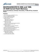 M25PE20-VMN6TP TR 数据规格书 1