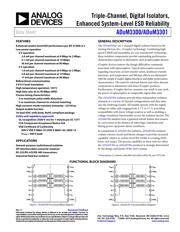ADUM3301CRWZ-RL 数据规格书 1