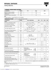 IRF620STRLPBF 数据规格书 2