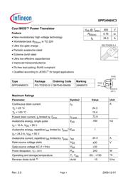 SPP24N60C3 datasheet.datasheet_page 1