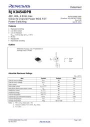 RJK0454DPB datasheet.datasheet_page 1