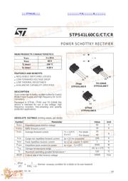 STPS41L60 数据规格书 1