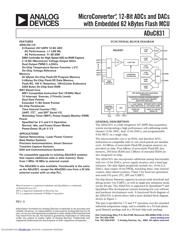 ADUC831BSZ-REEL Datenblatt PDF