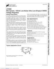 LP3985ITLX-285/NOPB datasheet.datasheet_page 1