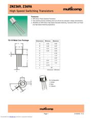 2N2369 Datenblatt PDF