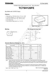 TC7SH126FE(TE85L,F 数据规格书 1