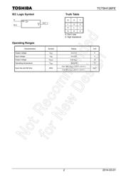 TC7SH126FE(TE85L,F 数据规格书 2