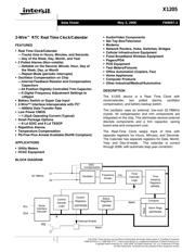 X1205S8 datasheet.datasheet_page 1