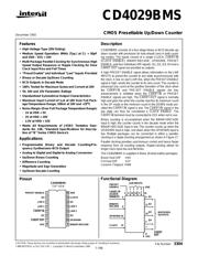 CD4029 datasheet.datasheet_page 1