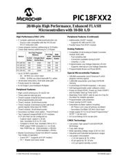 PIC18F452-E/PT 数据规格书 3