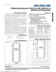 MAX7300 数据规格书 1
