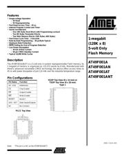 AT49F001ANT-55JI Datenblatt PDF