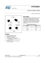 STPS2045CT Datenblatt PDF