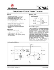 TC7660EOA Datenblatt PDF
