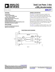 ADXL377BCPZ-RL7 数据规格书 1