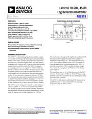 AD8319ACPZ-R7 Datenblatt PDF