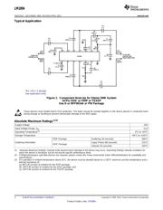 LM1894MX/NOPB 数据规格书 2