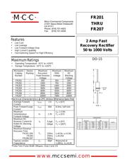 FR207 数据规格书 1