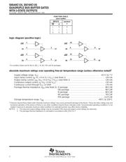 SN74HC125DBR datasheet.datasheet_page 2