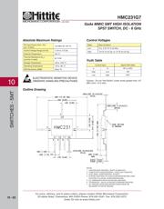 HMC231G7 数据规格书 5