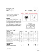 IRF7807 datasheet.datasheet_page 1