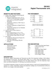 DS1621S/T&R+W datasheet.datasheet_page 1