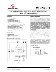 MCP3301-CI/P 数据规格书 1