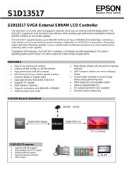 S1D13517F00A100 datasheet.datasheet_page 1