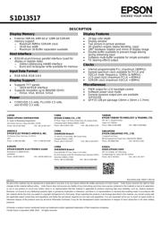 S1D13517F00A100 datasheet.datasheet_page 2