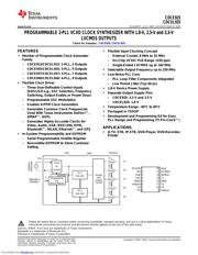 CDCE925PERF-EVM datasheet.datasheet_page 1