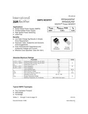 IRF840PBF 数据规格书 1