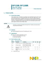 BF1108 datasheet.datasheet_page 1