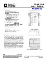 AD8185ARUZ datasheet.datasheet_page 1