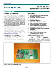 DS89C450-KIT# datasheet.datasheet_page 1