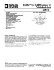 ADM101EARM datasheet.datasheet_page 1