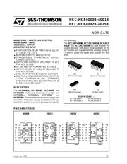 HCF4001BM1 数据规格书 1
