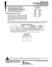 SN74AHCT125QPWRQ1 数据规格书 1