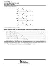 SN74AHCT125QPWRQ1 数据规格书 2