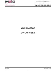 MX25L4006EM1I-12G 数据规格书 1