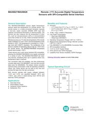 MAX6627MTA+T Datenblatt PDF