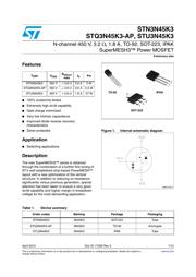 STN3N45K3 datasheet.datasheet_page 1