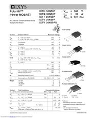 IXTH36N50P datasheet.datasheet_page 1