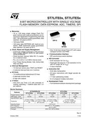 ST7FLITE09Y0M6 Datenblatt PDF